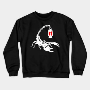 White lantern scorpio Crewneck Sweatshirt